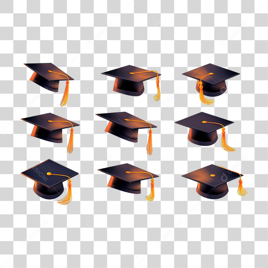 Chapéu de Formatura PNG Transparente