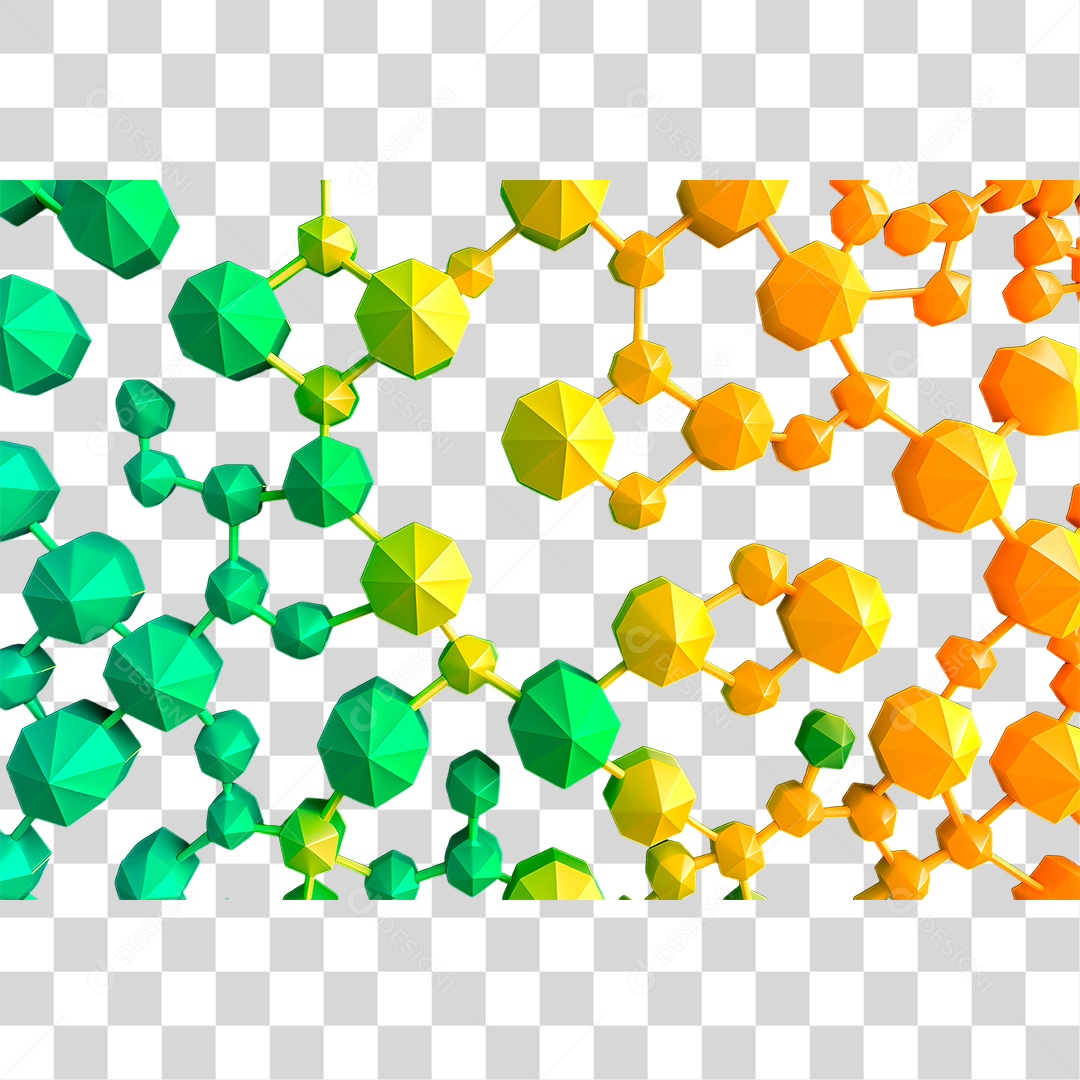 Ícone Moléculas PNG Transparente