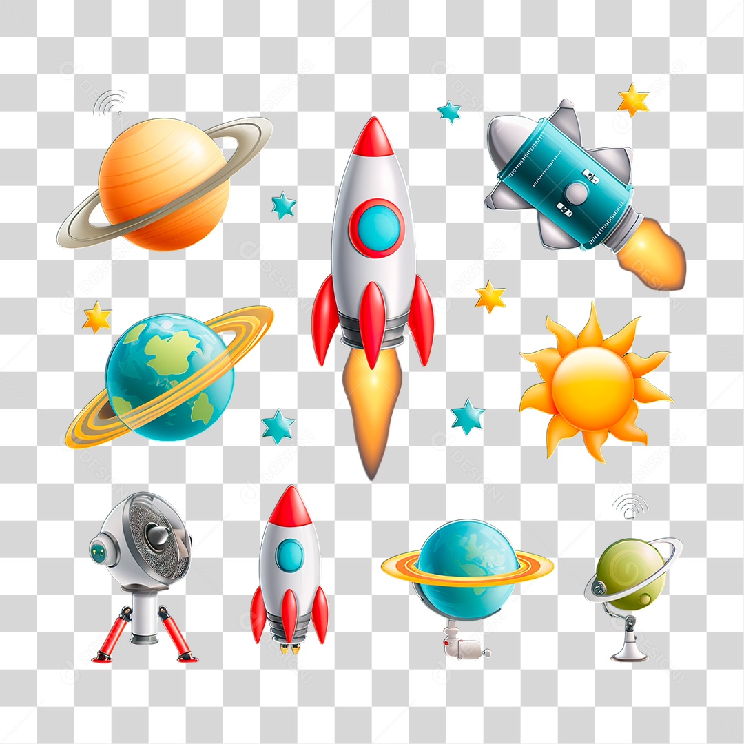 Planetas PNG Transparente