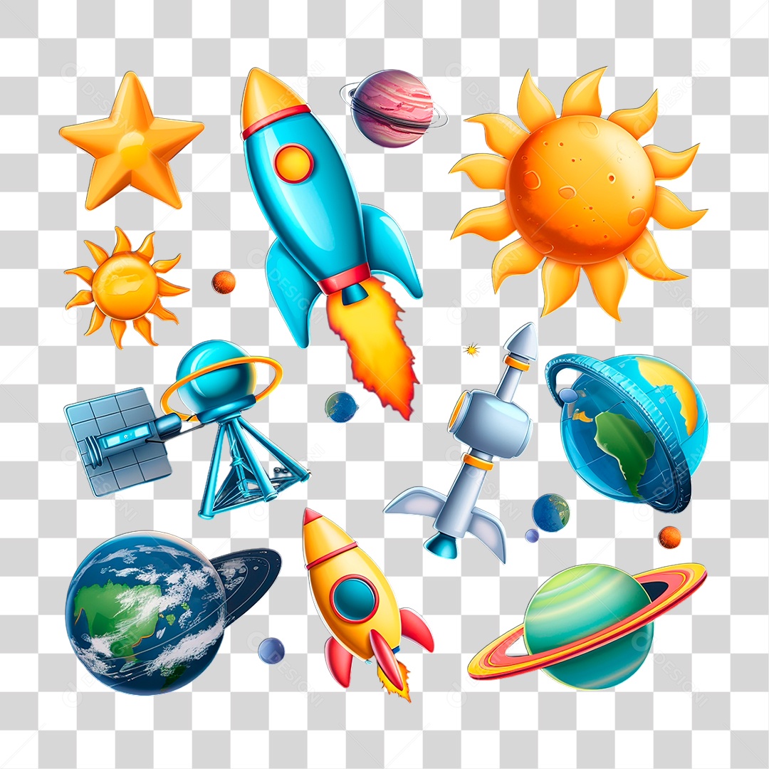 Planetas PNG Transparente