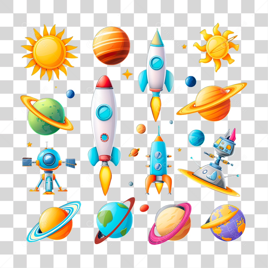 Planetas PNG Transparente