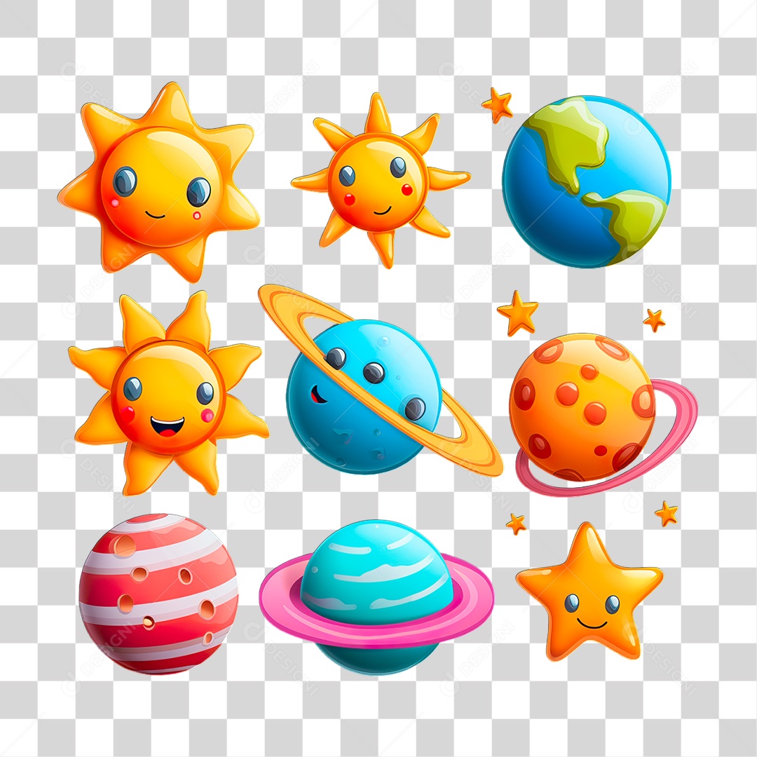 Planetas PNG Transparente