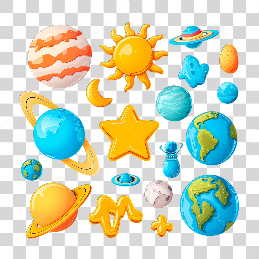Planetas PNG Transparente