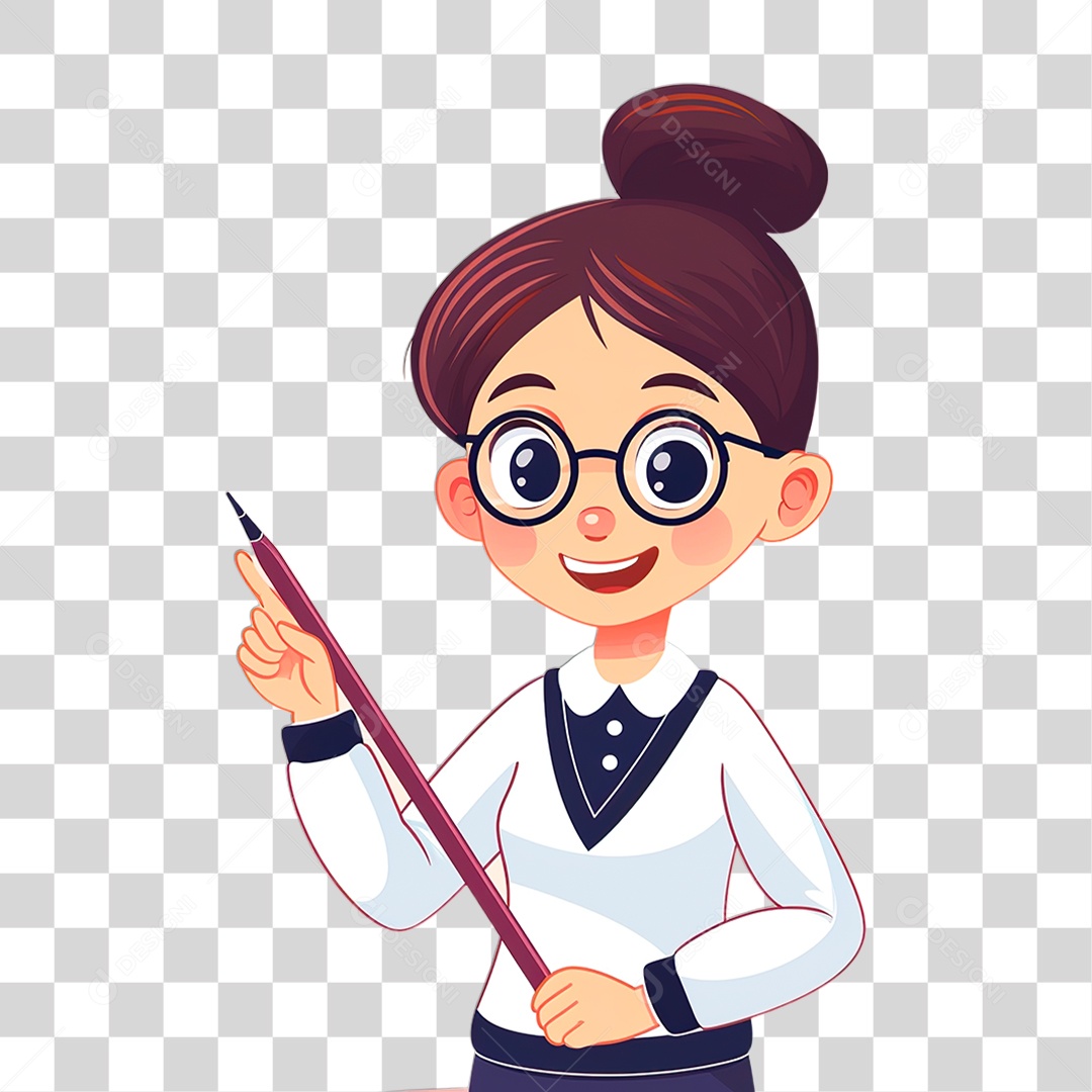 Professora PNG Transparente