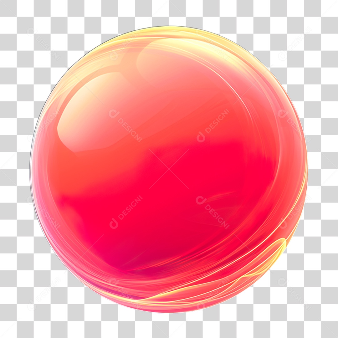 Bola Vermelha PNG Transparente