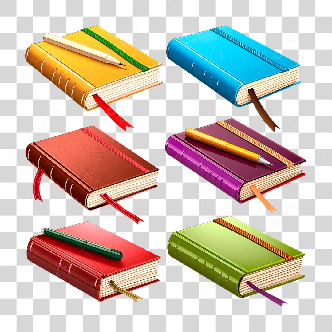 Livros PNG Transparente