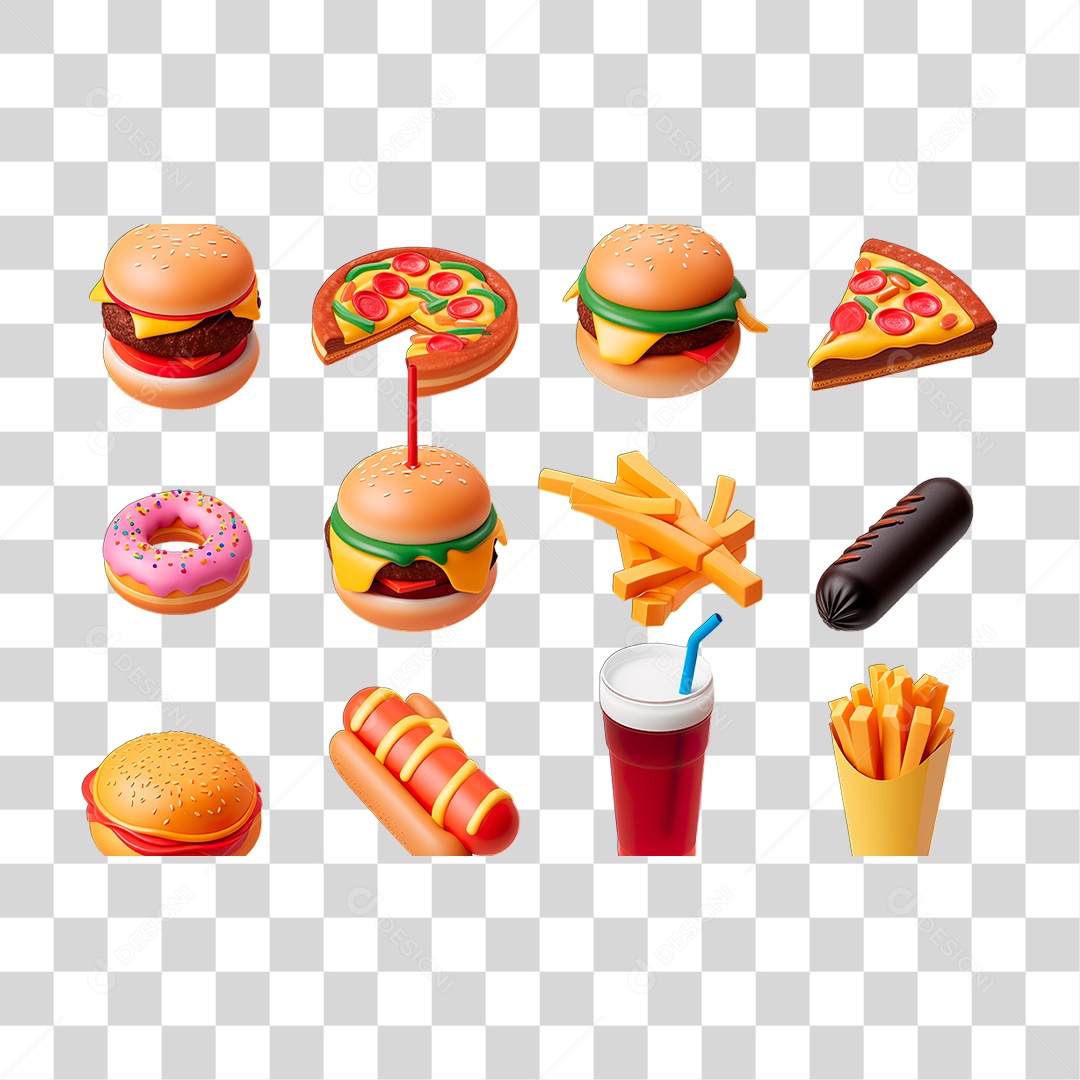 Lanches PNG Transparente