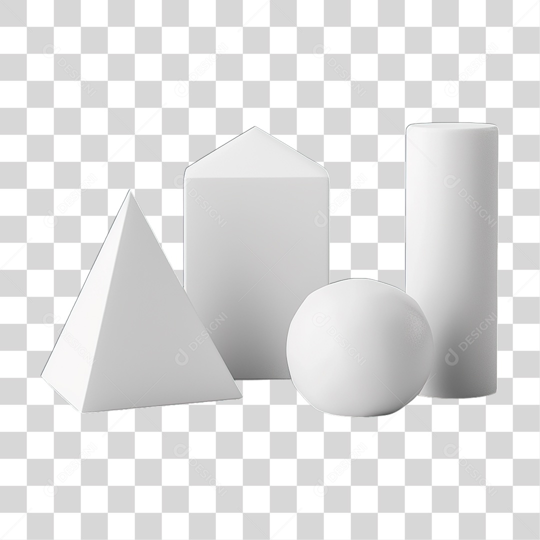 Composição de Formas Geométricas PNG Transparente