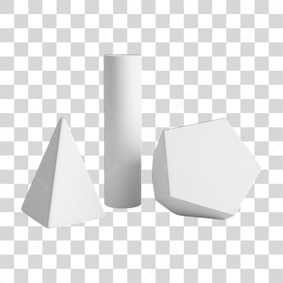 Composição Formas Geométricas PNG Transparente