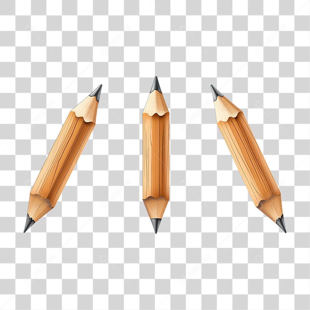 3 Lápis PNG Transparente