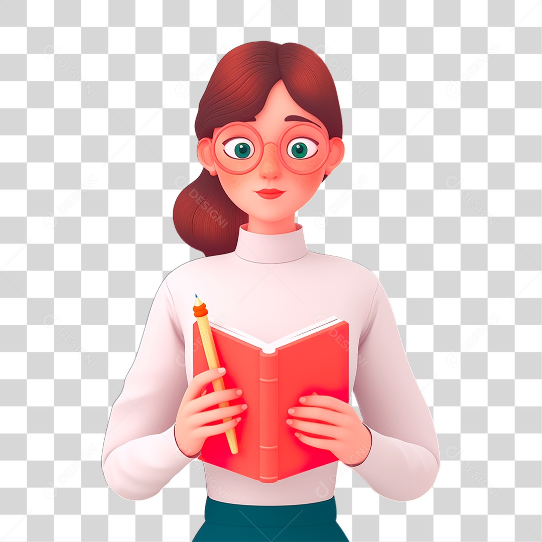 Professora PNG Transparente