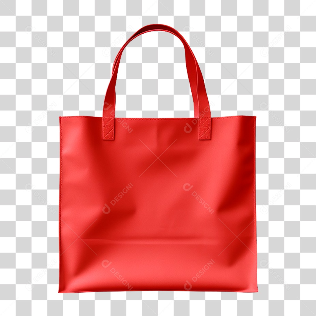 Sacola Vermelha PNG Transparente