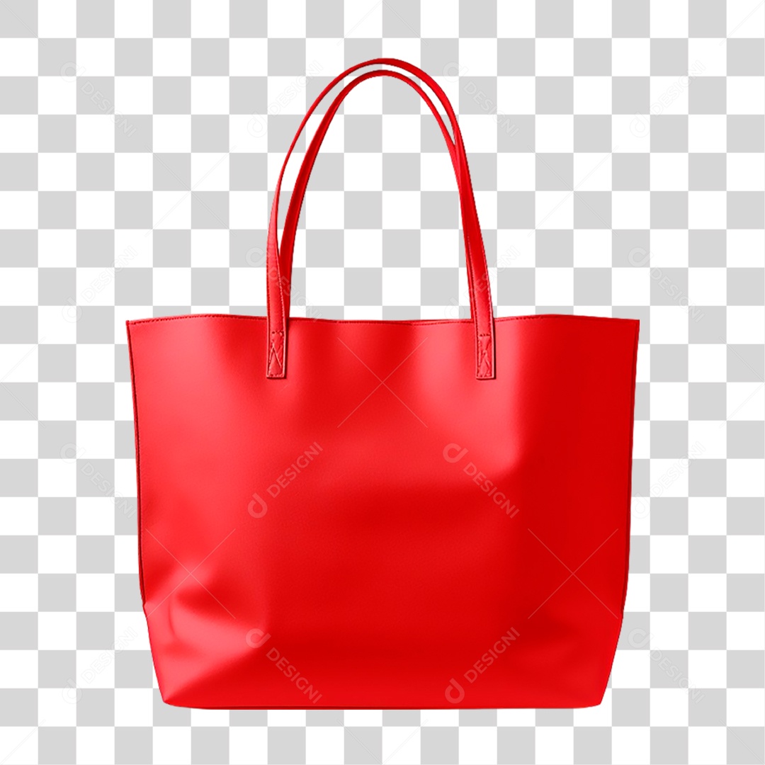 Sacola Vermelha PNG Transparente