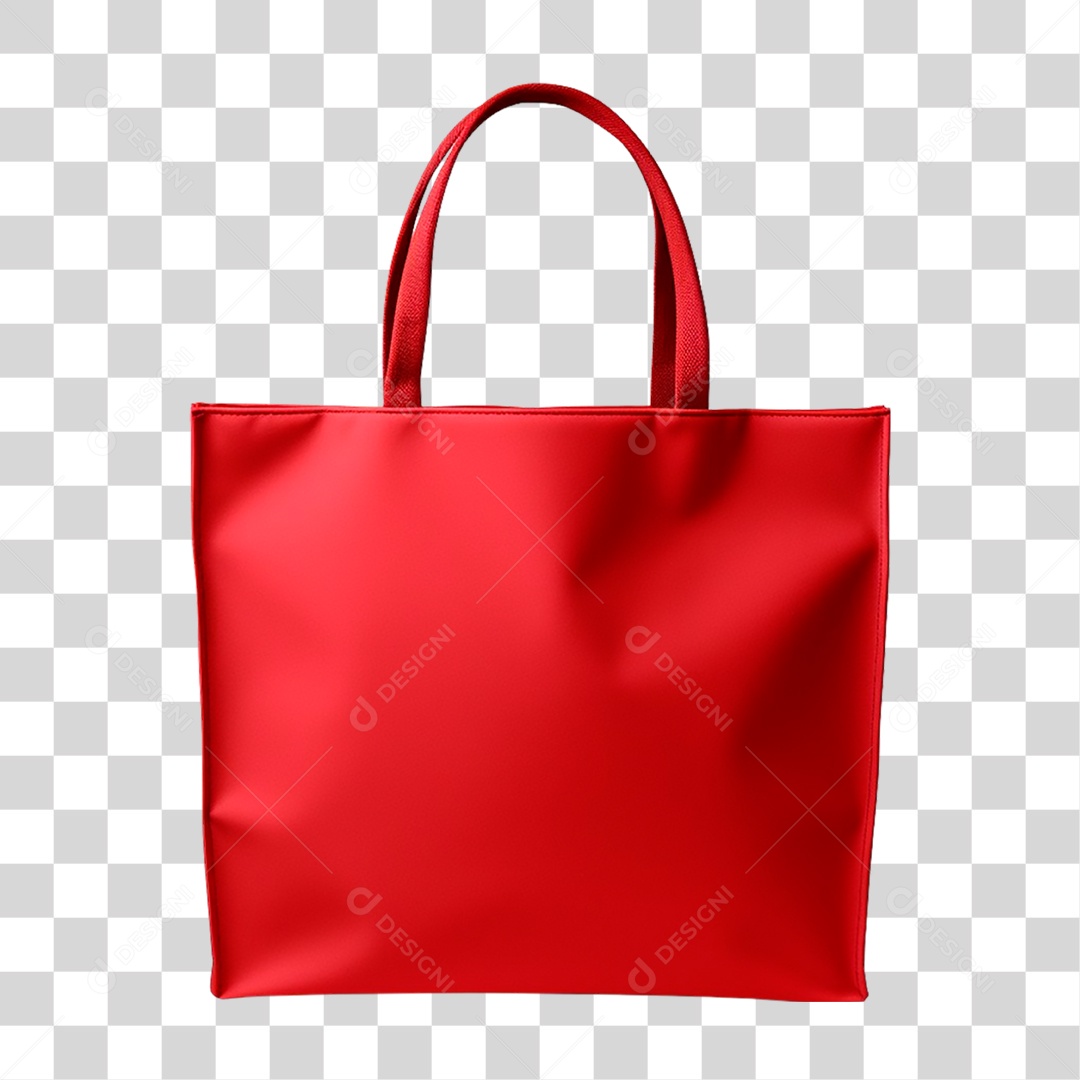 Sacola Vermelha PNG Transparente