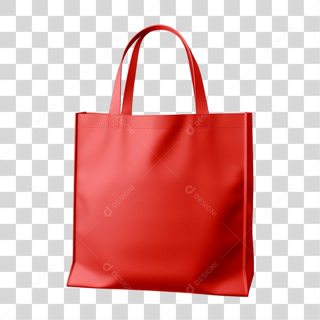Sacola Vermelha PNG Transparente