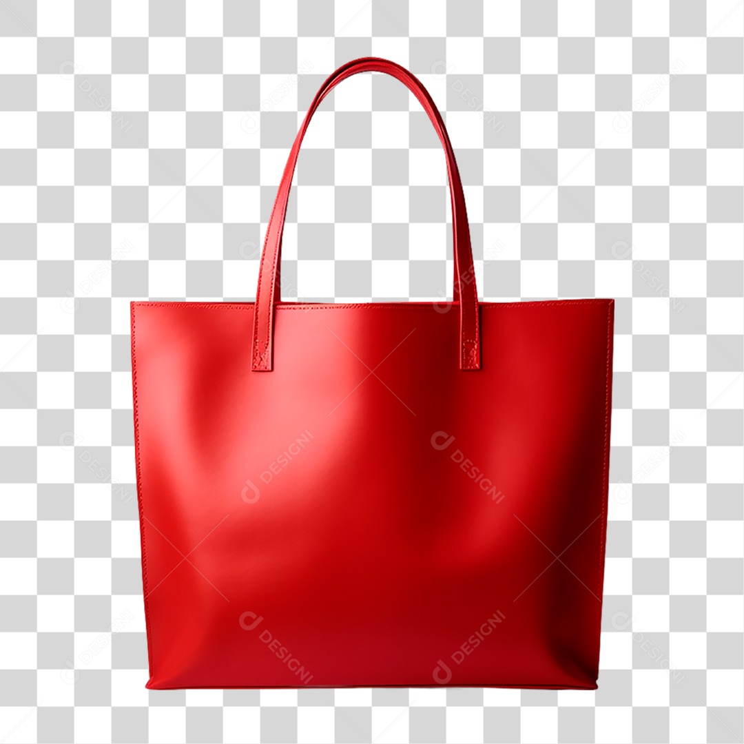 Sacola Vermelha PNG Transparente