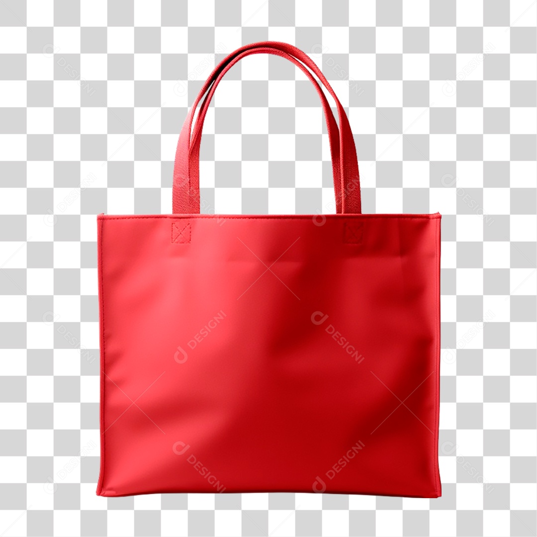 Sacola Vermelha PNG Transparente