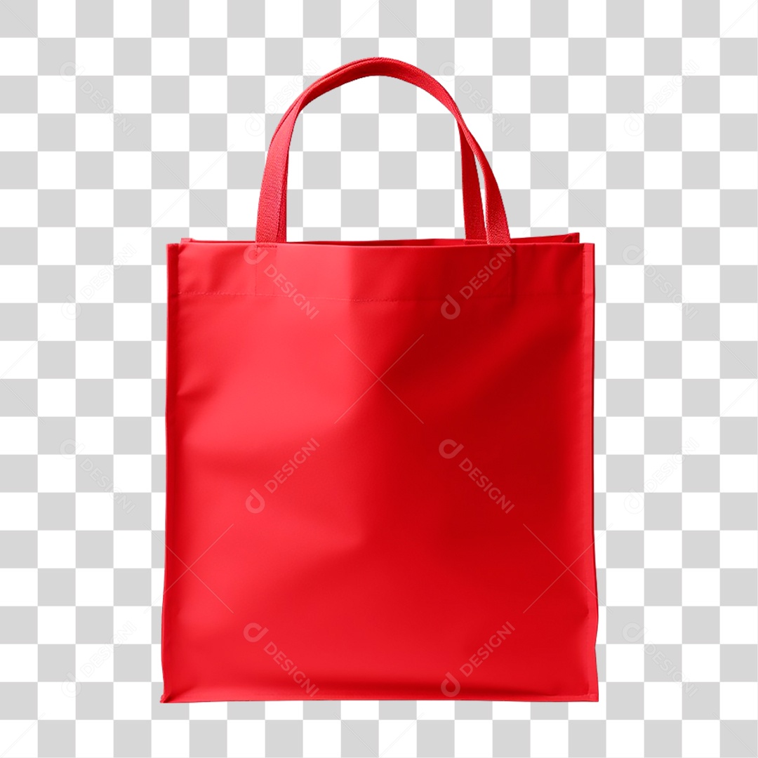 Bolsa Vermelha PNG Transparente