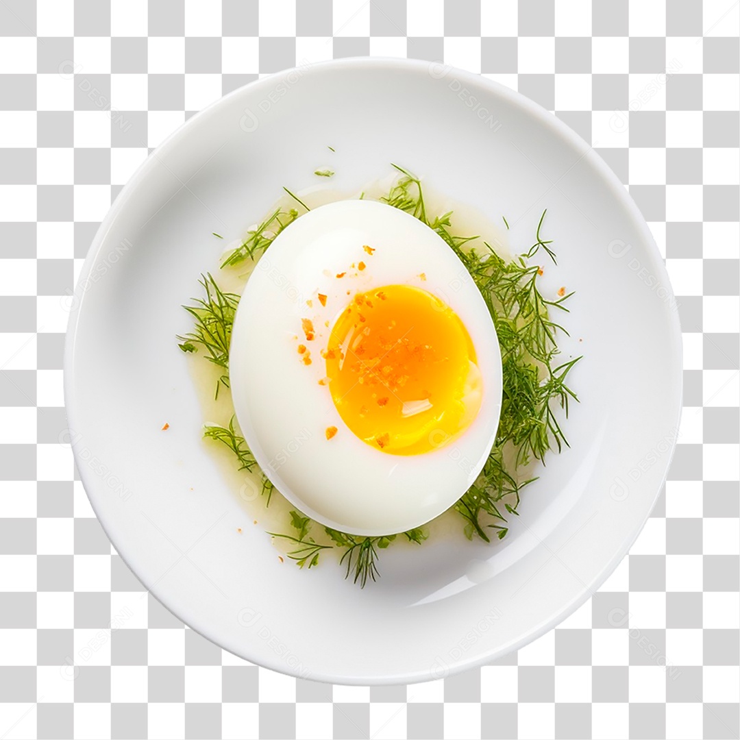 Ovo Cozido PNG Transparente
