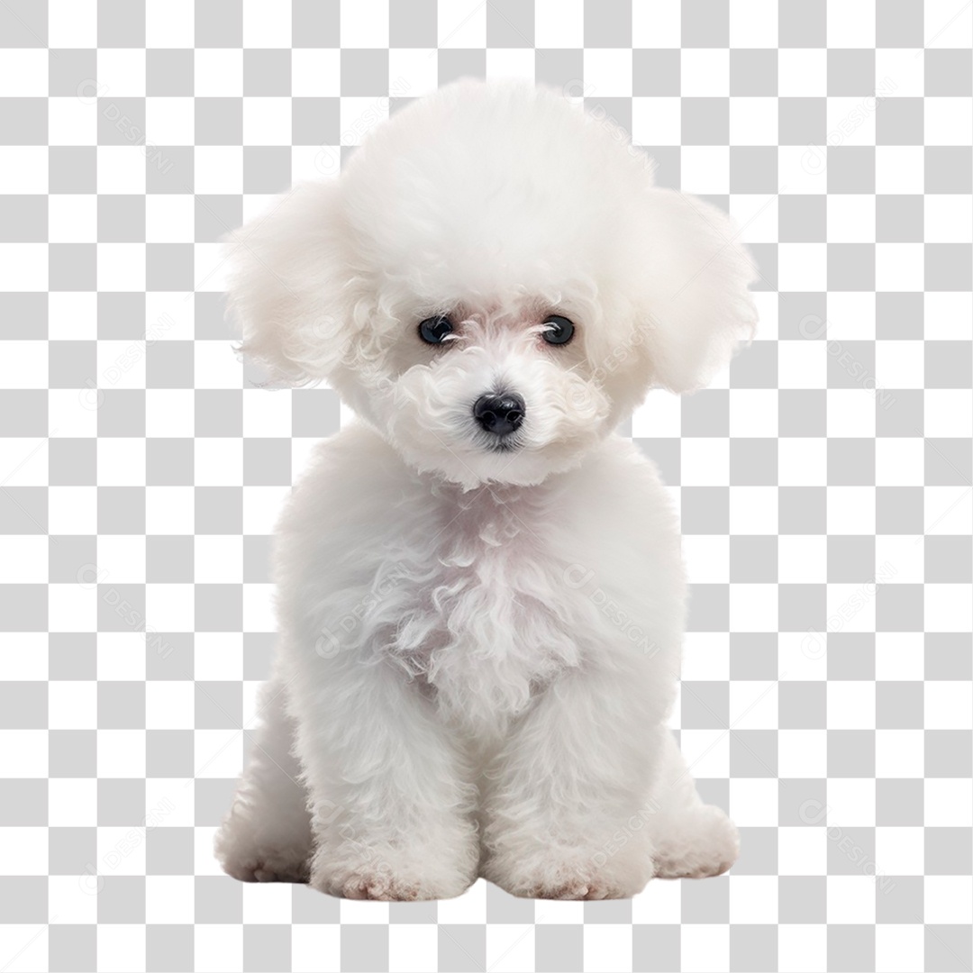 Cachorro Poodle Toy PNG Transparente