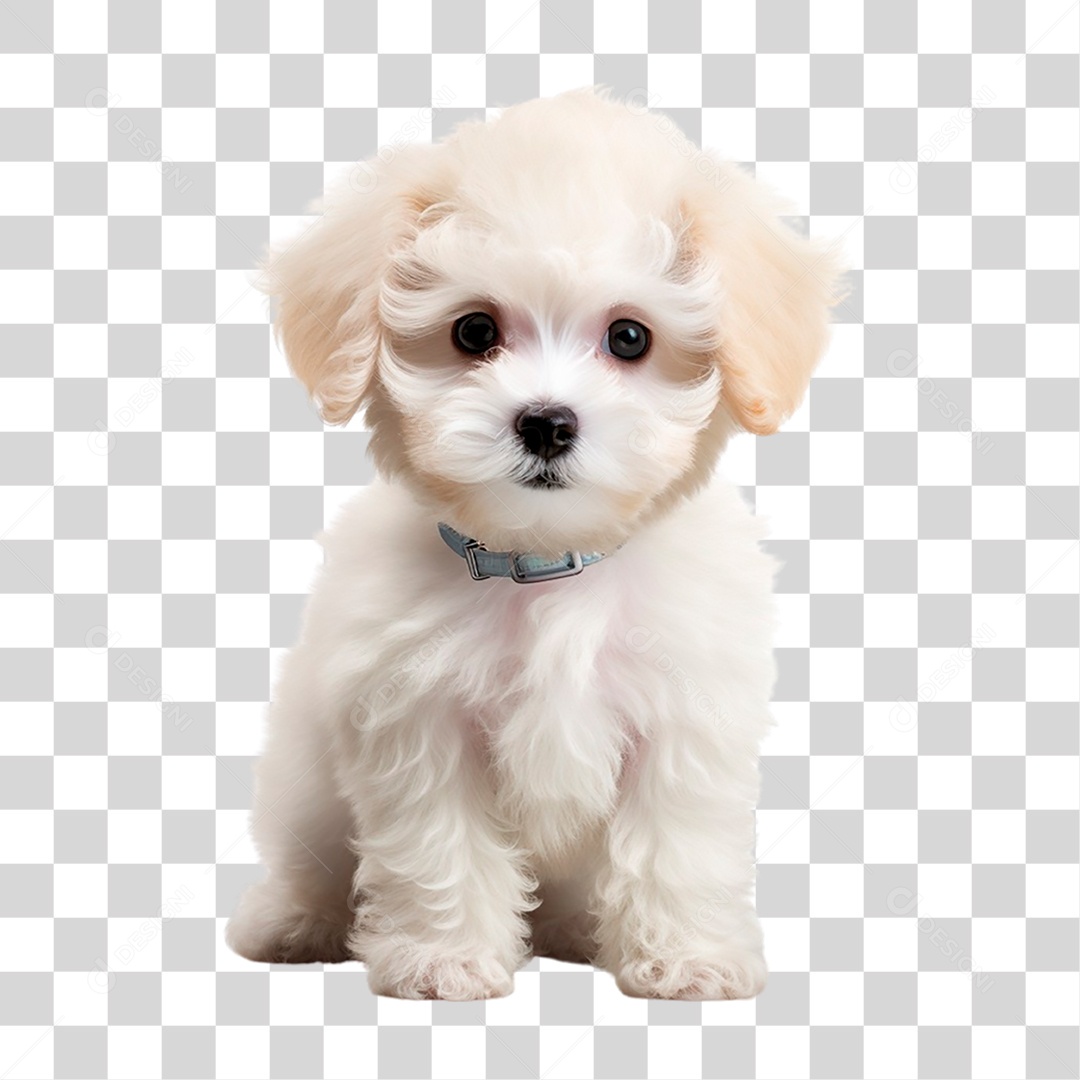 Cachorro Poodle Toy PNG Transparente
