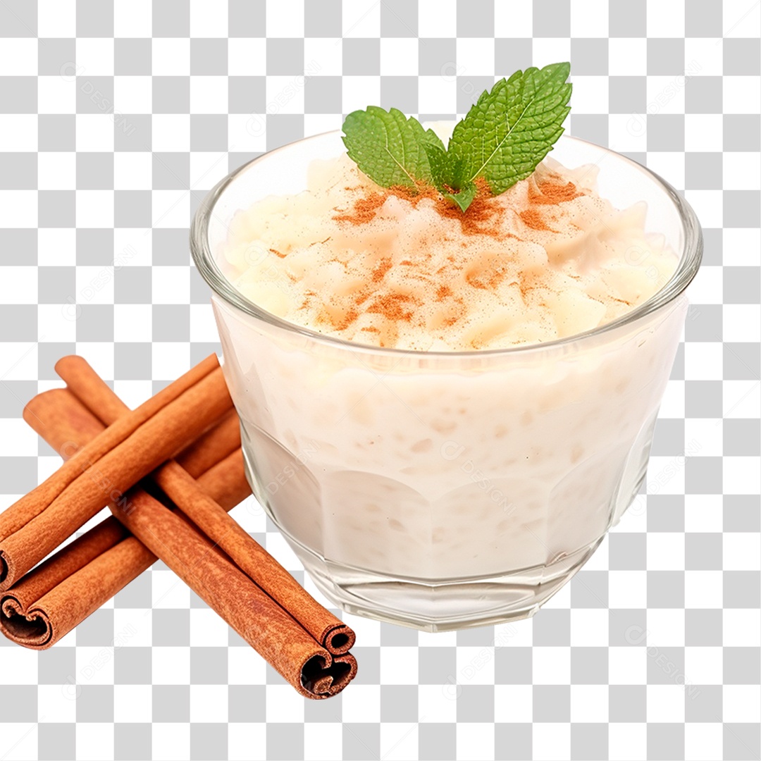 Pudim de Arroz PNG Transparente
