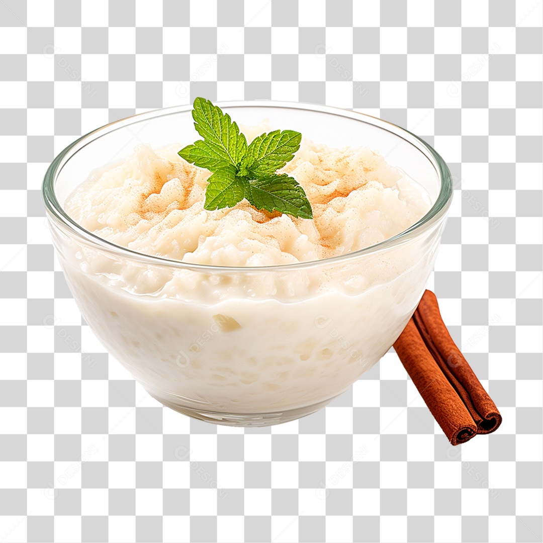 Pudim de Arroz PNG Transparente