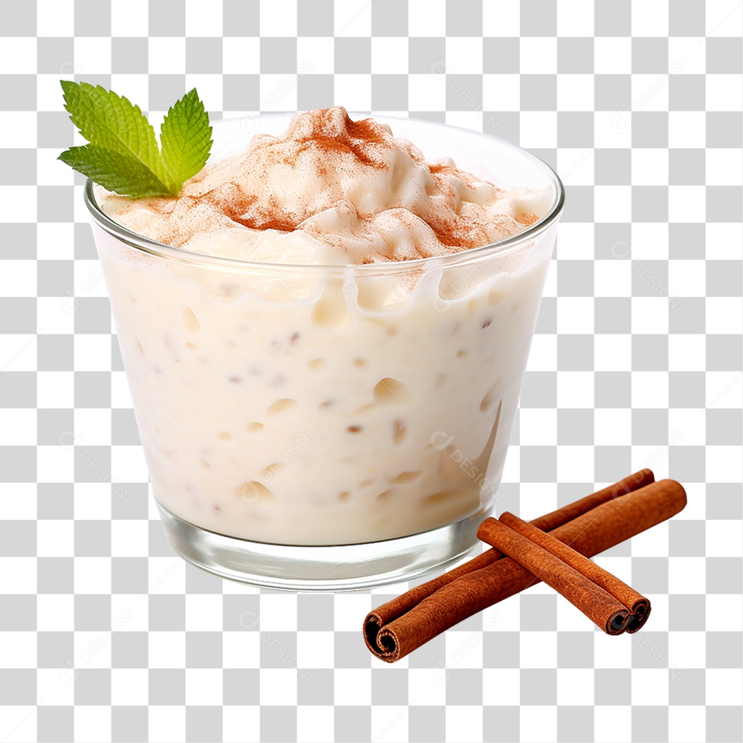 Pudim de Arroz PNG Transparente