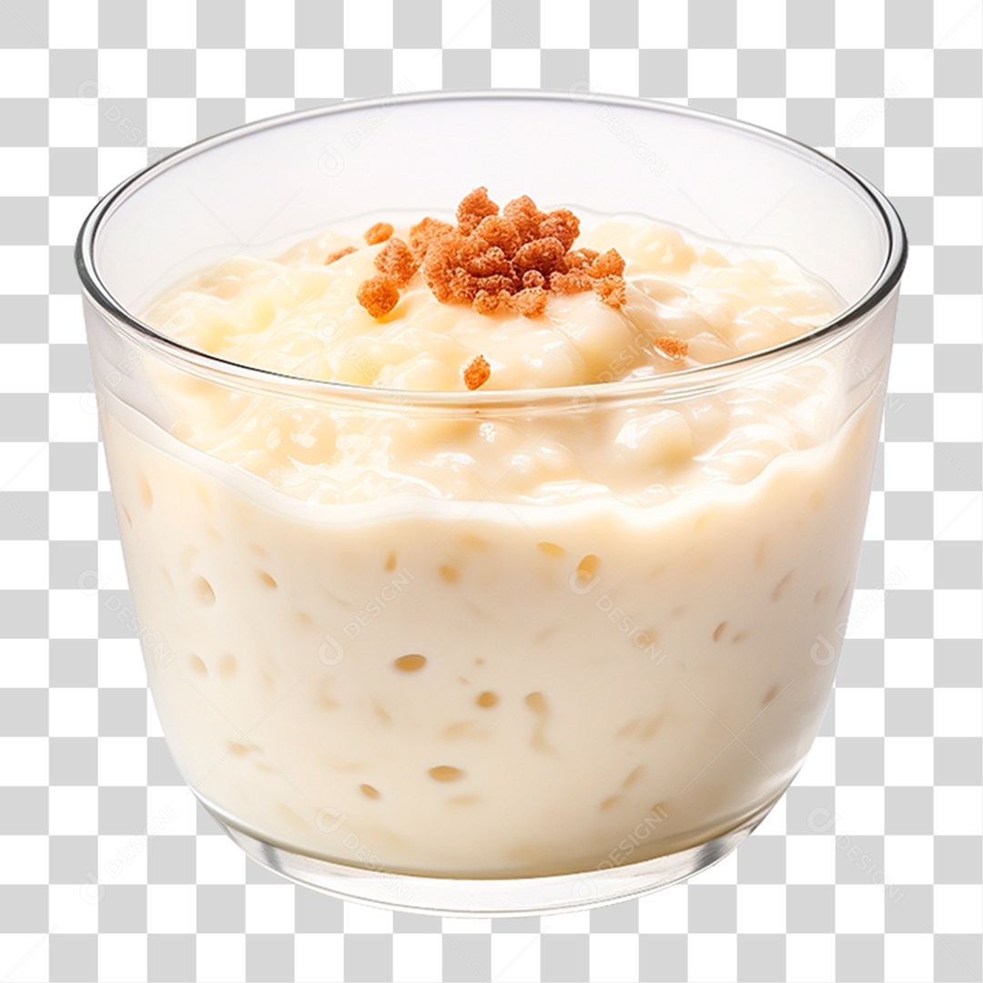 Pudim de Arroz PNG Transparente