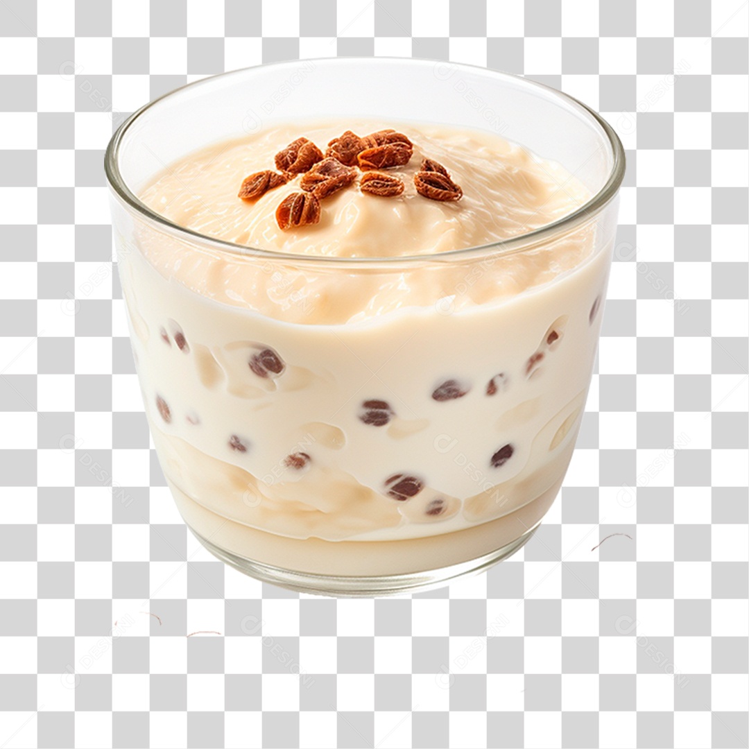 Pudim de Arroz PNG Transparente