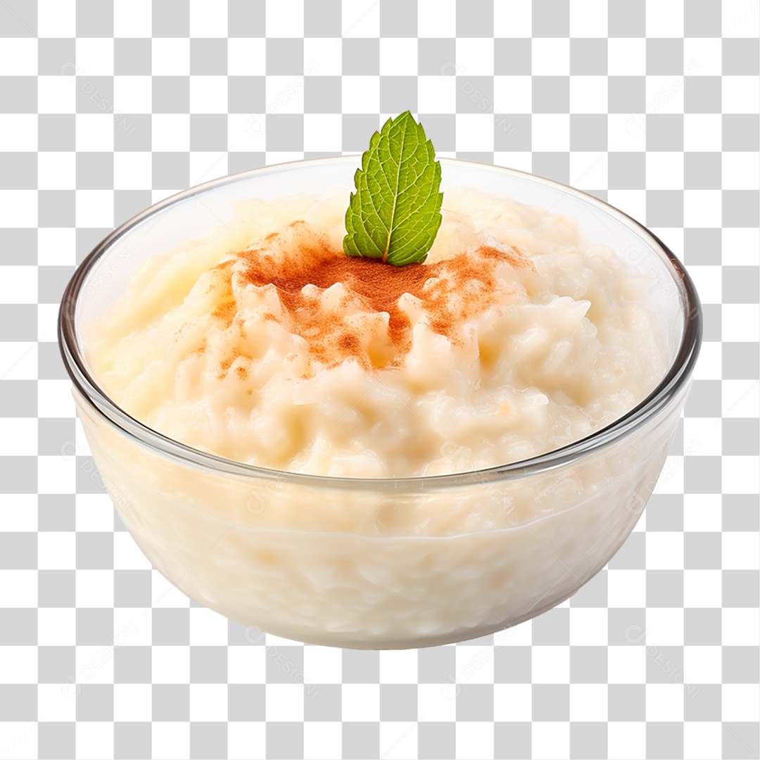 Pudim de Arroz PNG Transparente
