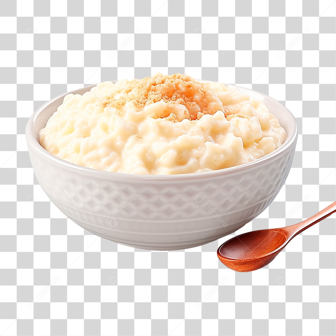 Pudim de Arroz PNG Transparente