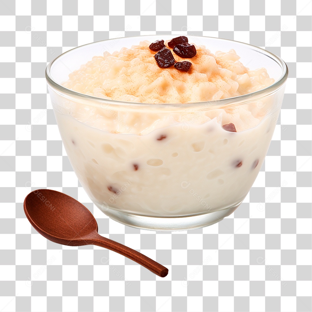 Pudim de Arroz PNG Transparente