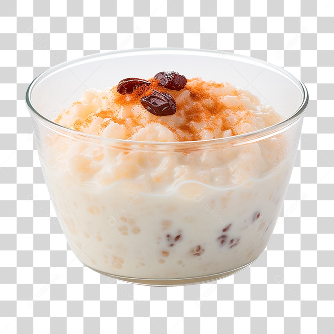 Pudim de Arroz PNG Transparente