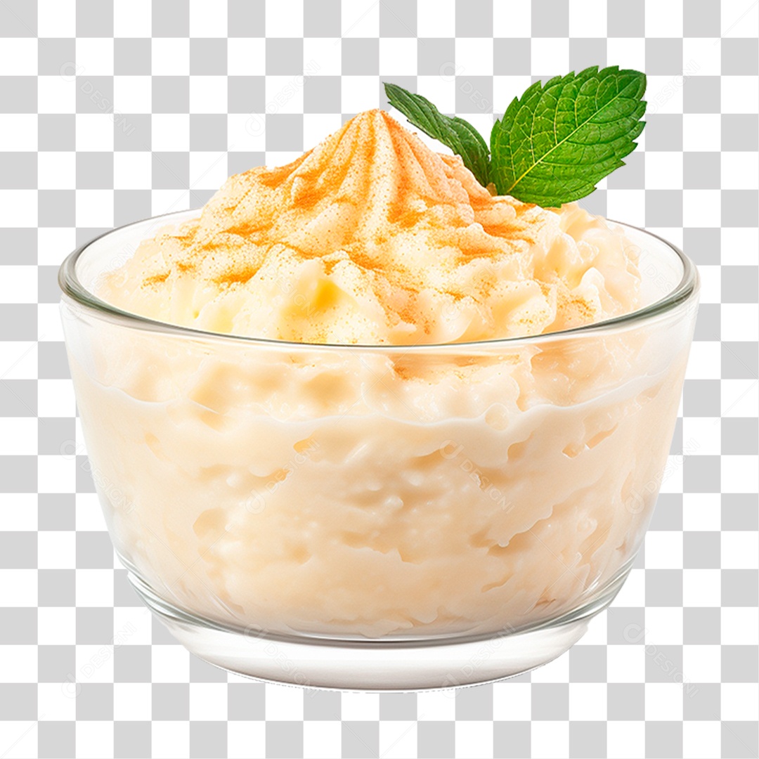 Pudim de Arroz PNG Transparente