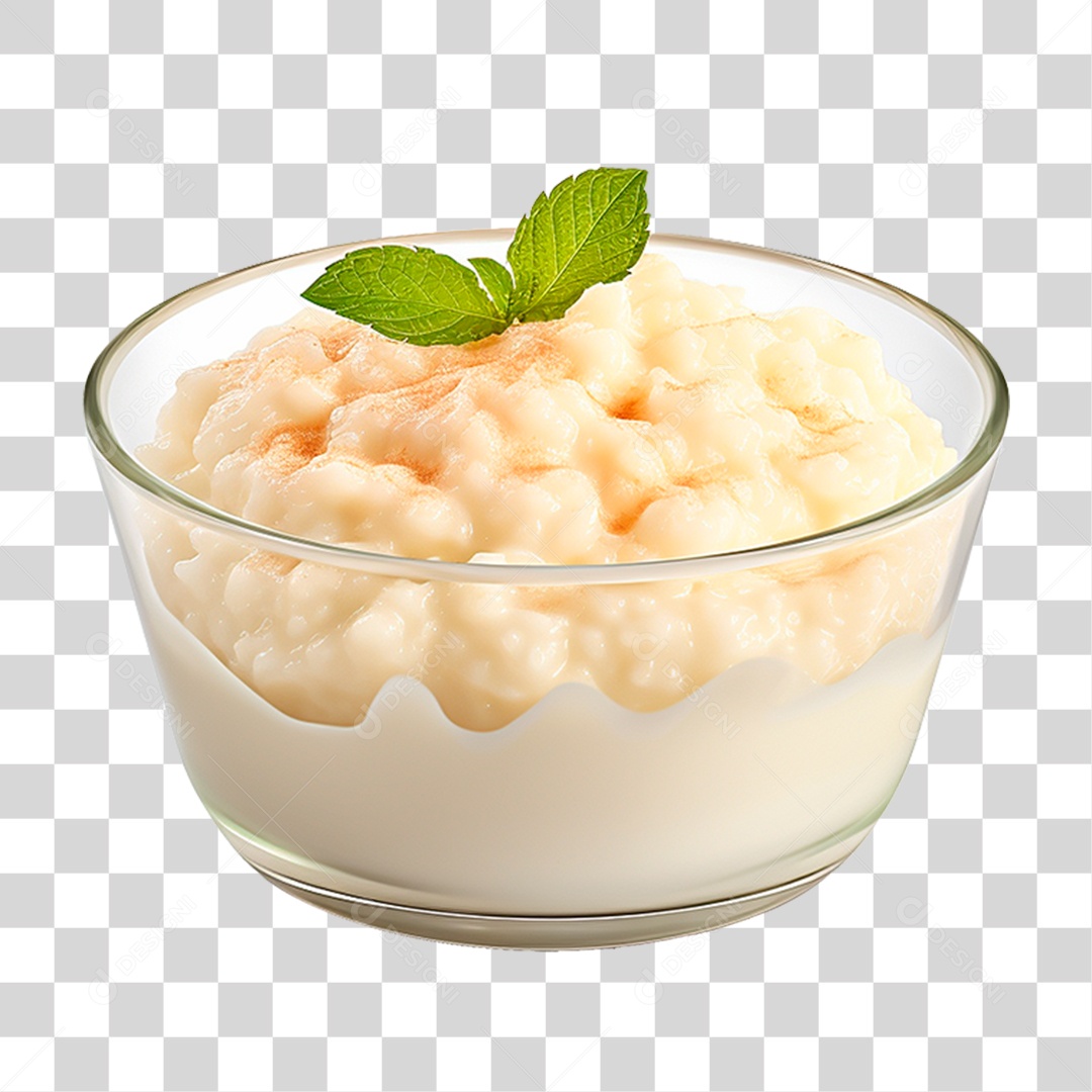 Pudim de Arroz PNG Transparente