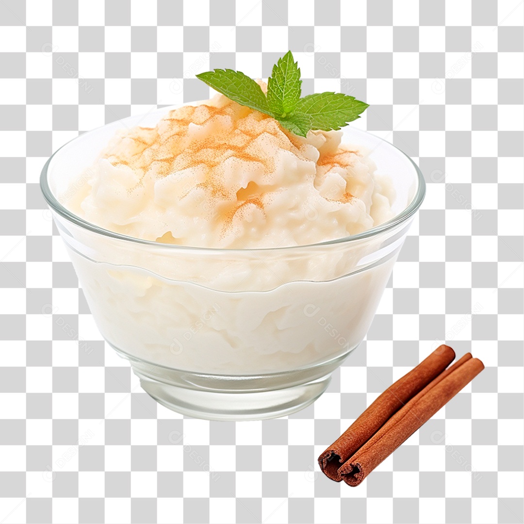 Pudim de Arroz PNG Transparente