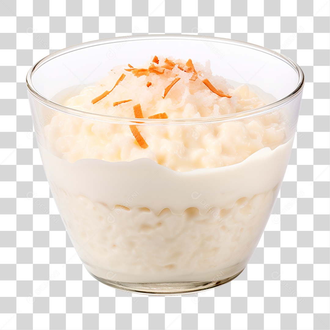 Pudim de Arroz PNG Transparente