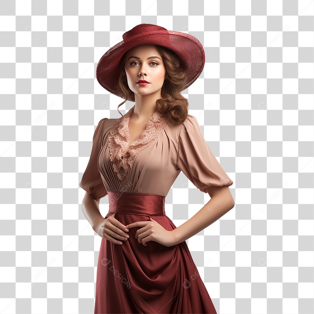 Mulher Fashion PNG Transparente