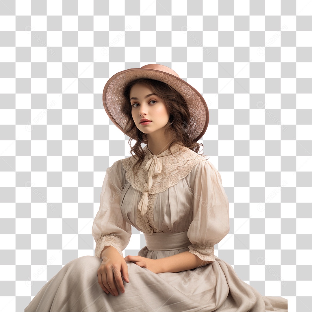 Mulher Fashion PNG Transparente