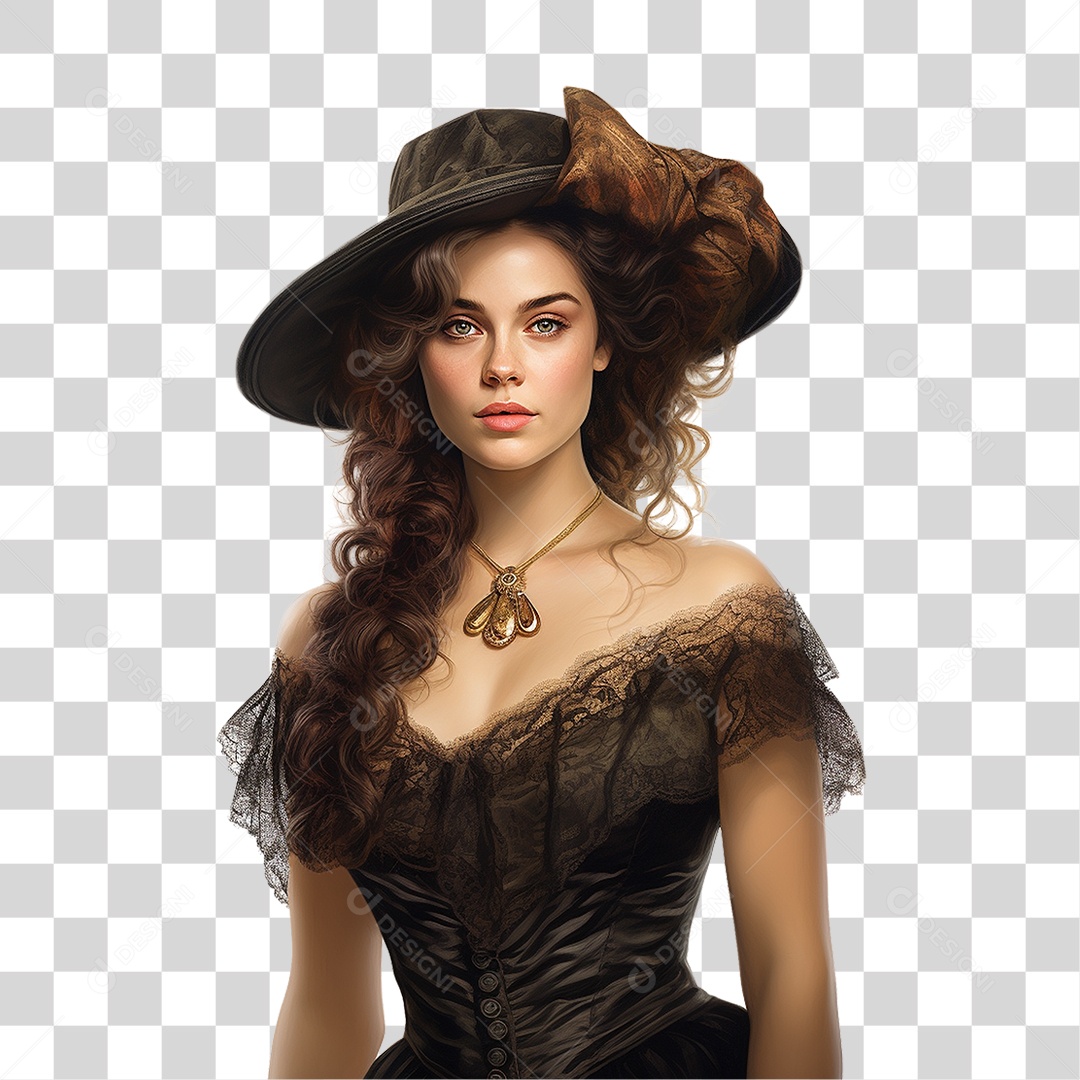 Mulher Fashion PNG Transparente