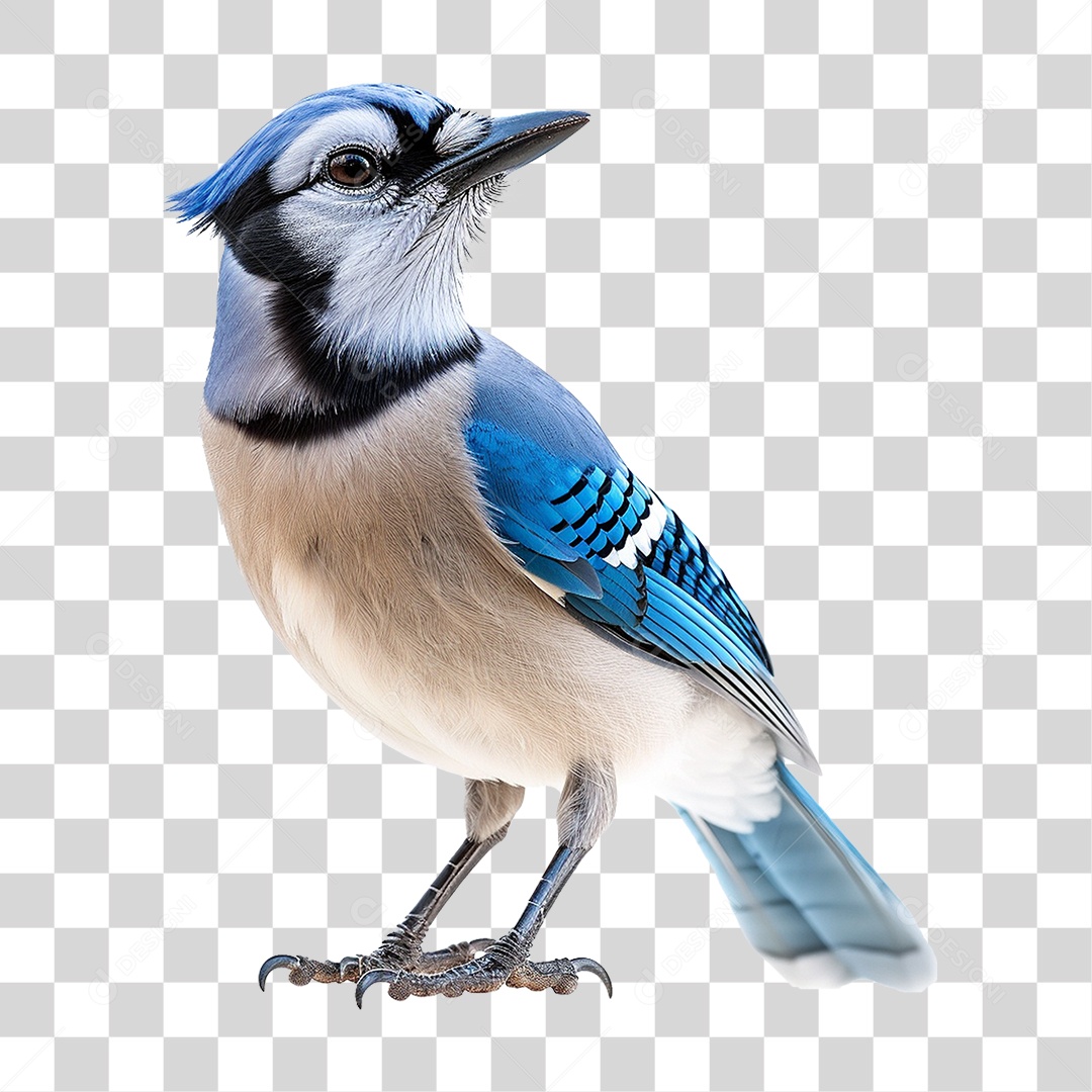 Pássaro Gaio PNG Transparente