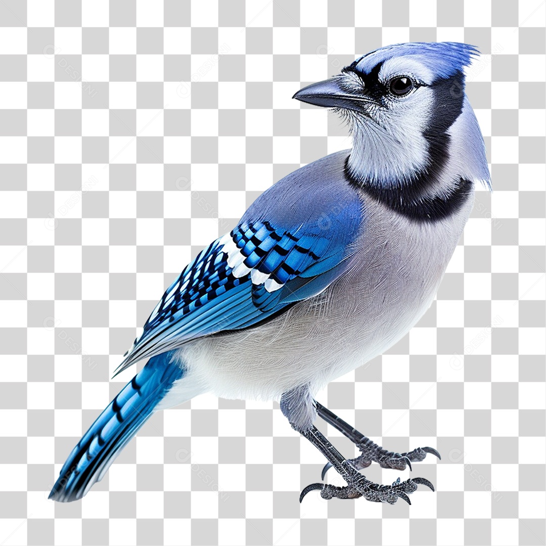 Pássaro Gaio PNG Transparente