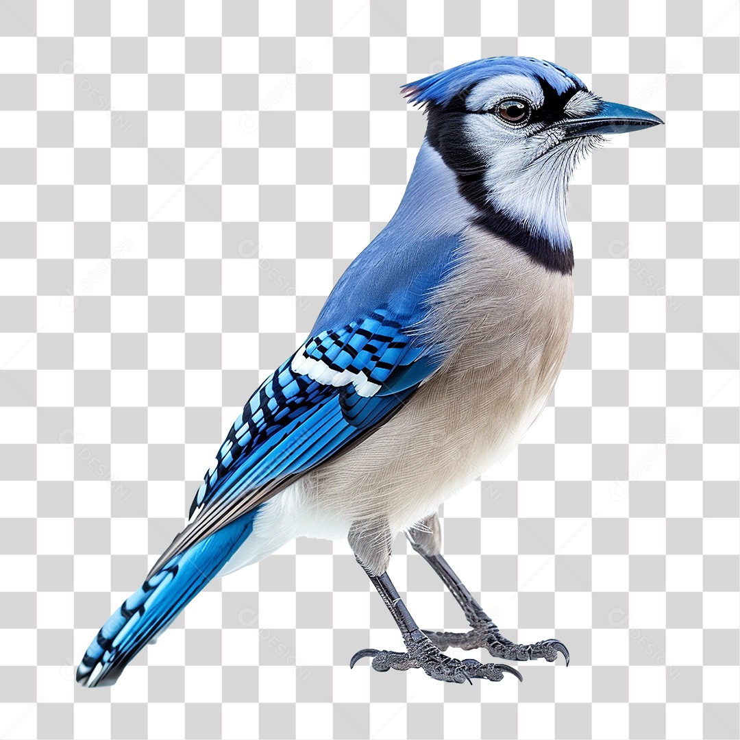 Pássaro Gaio PNG Transparente