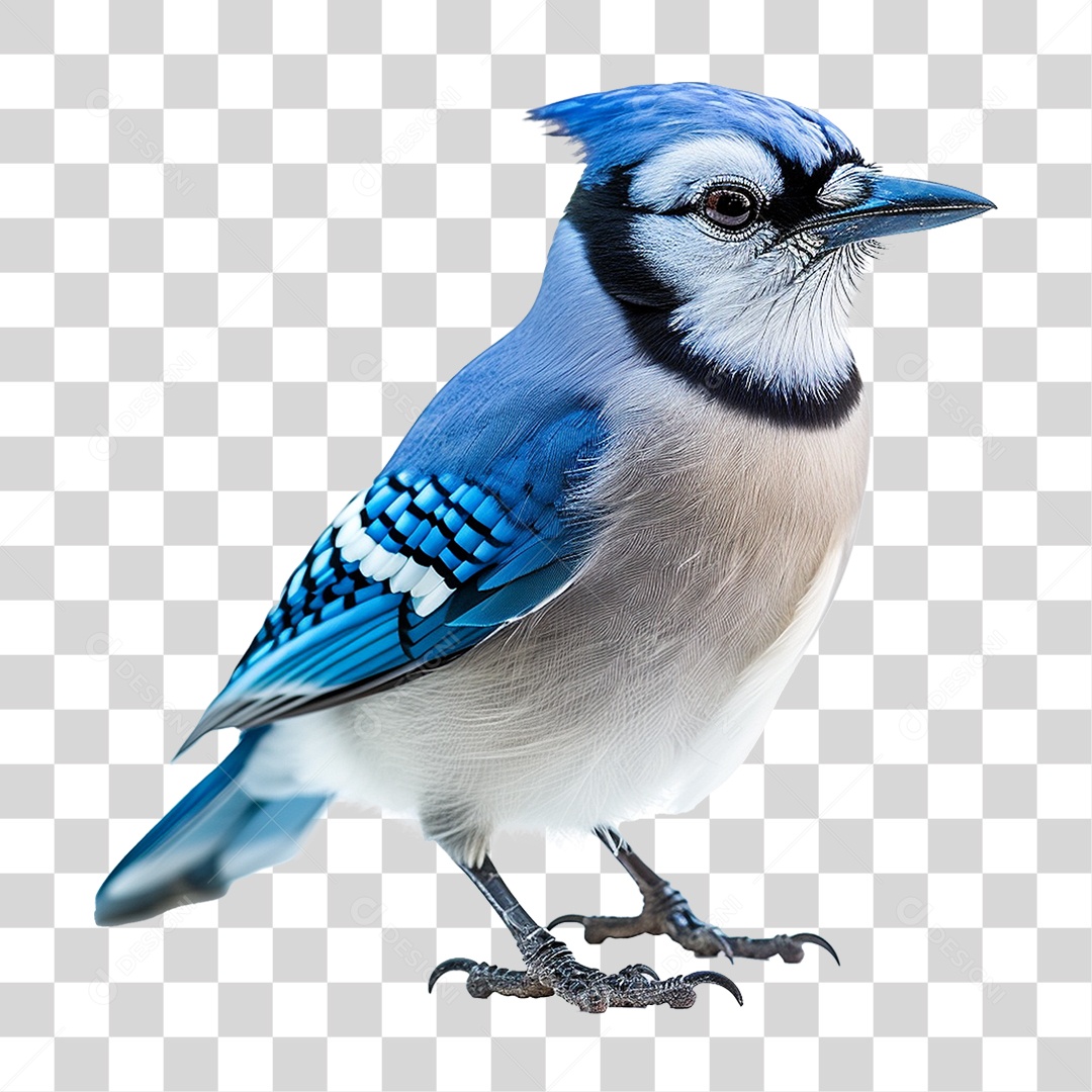 Pássaro Gaio PNG Transparente