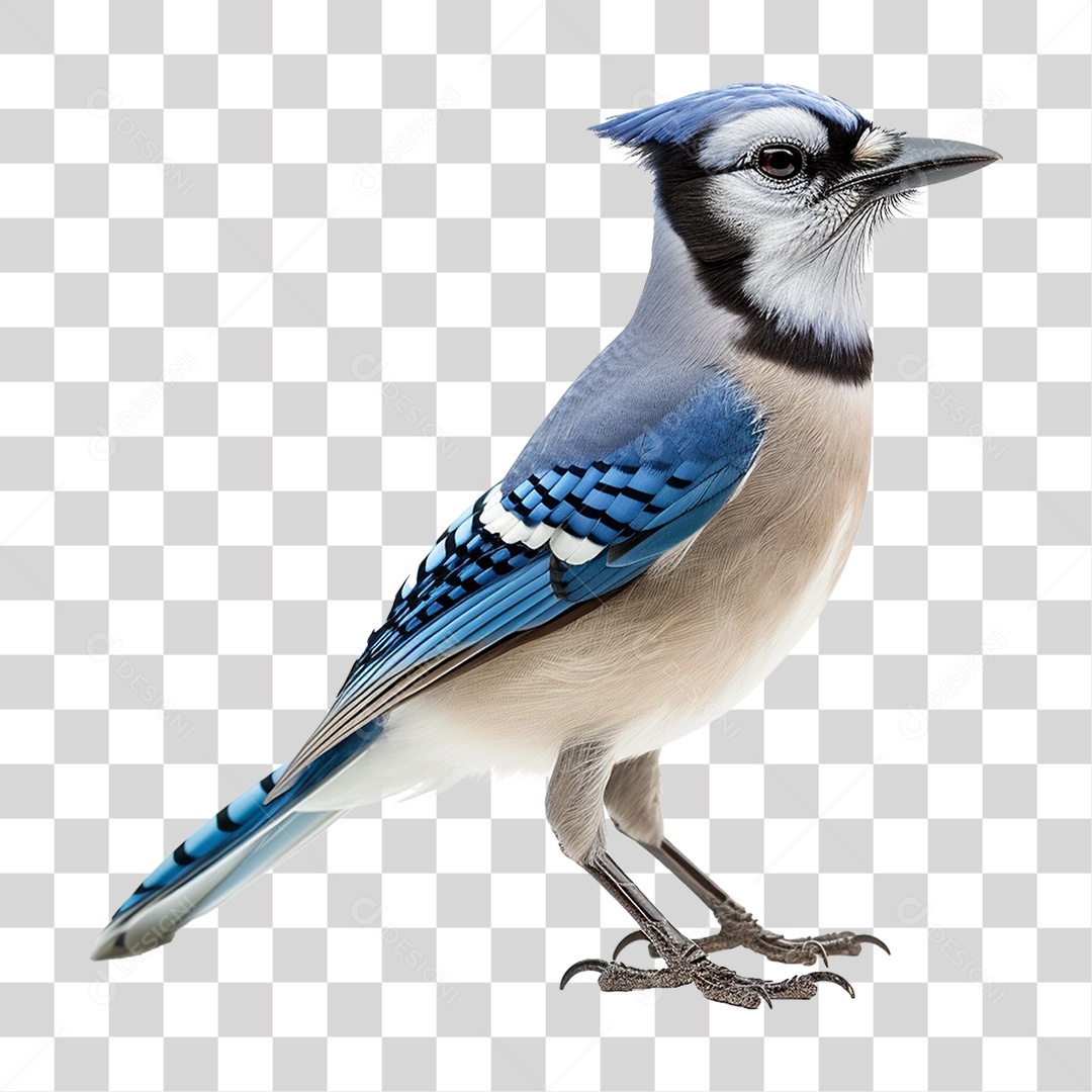 Pássaro Gaio PNG Transparente