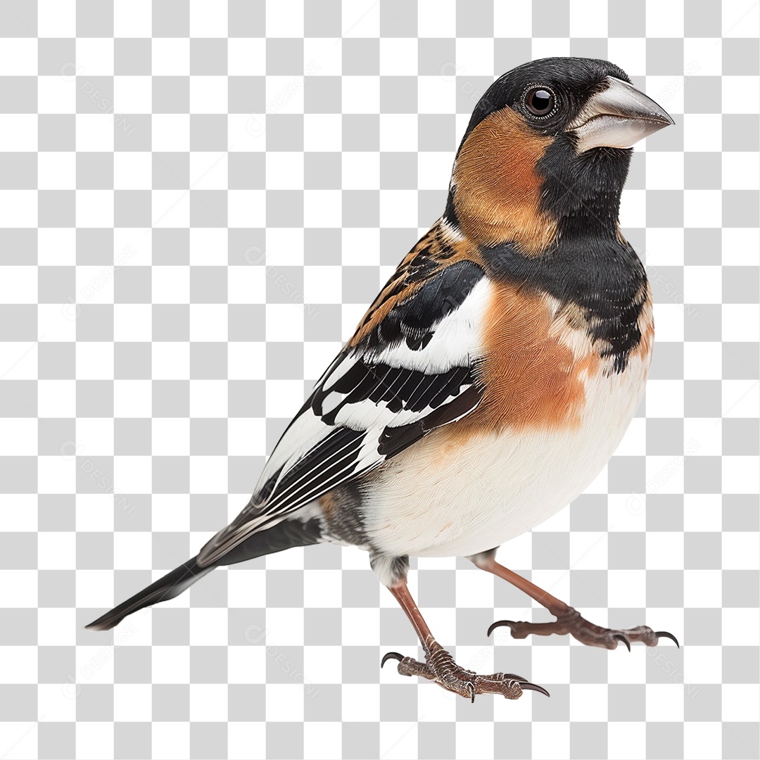 Pássaro Grosbeak PNG Transparente