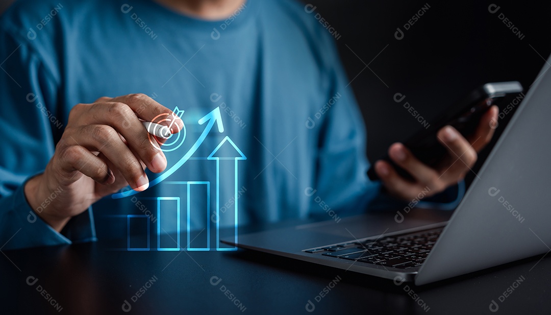 Homem jovem empresário em seu escritório