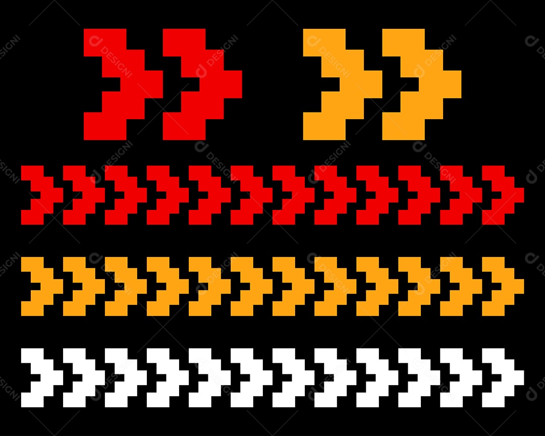 Conjunto de Setas Ilustração Vetor EPS