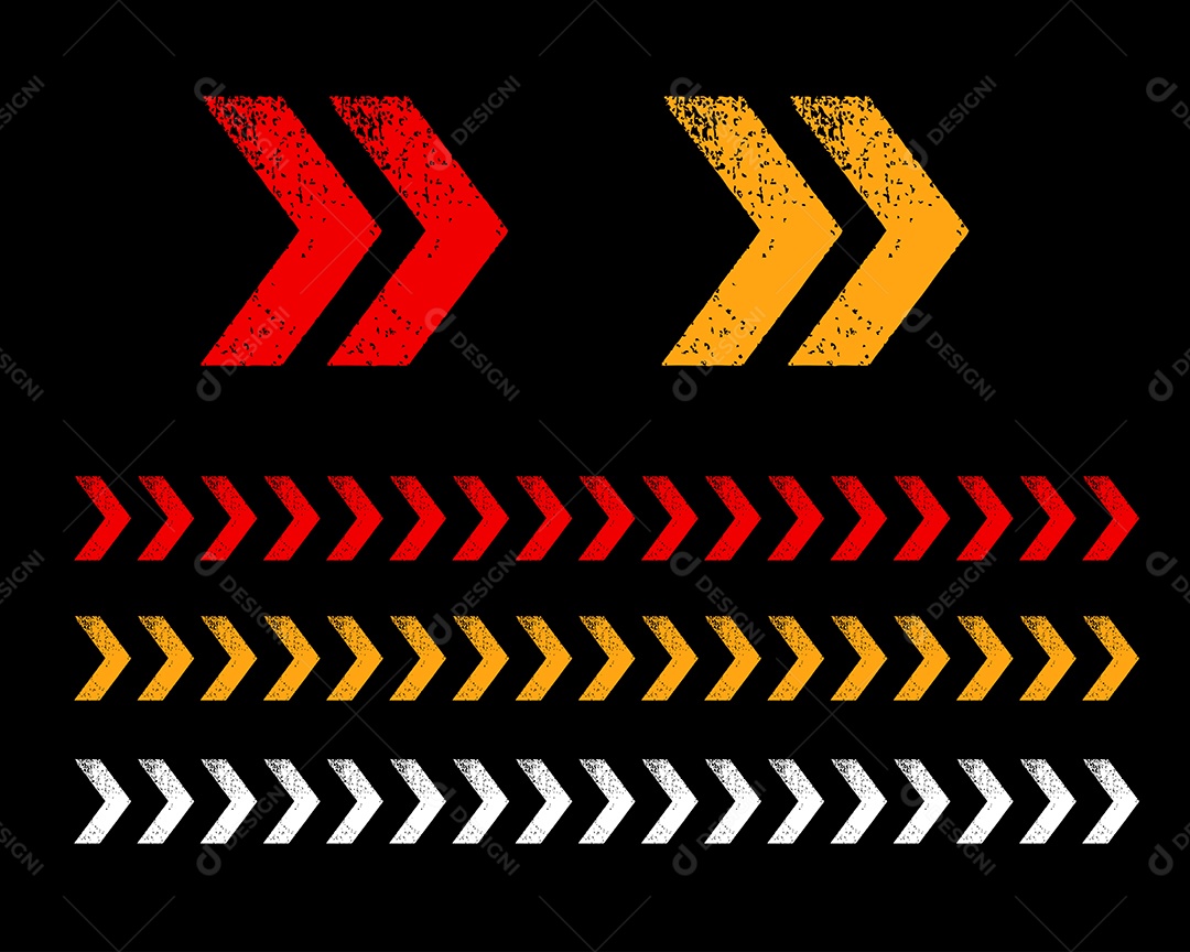 Conjunto de Setas Ilustração Vetor EPS